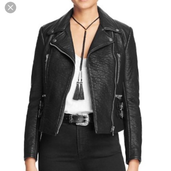 Free People Jackets & Blazers - Free People Soho Moto Vegan Black Zipper Jacket